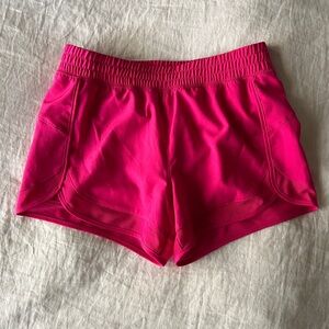 GAIAM Girls Hot Pink Workout Shorts